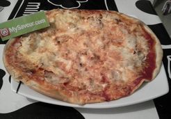 Pizza au poulet et parmesan - Sandra M.