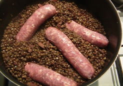 Saucisses aux lentilles - Vanessa B.