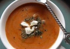 Soupe de tomates au chèvre {au thermomix} - Marina S.