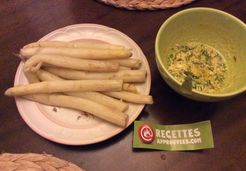 Asperge et sa vinaigrette piment d'Espelette  - Marion B.