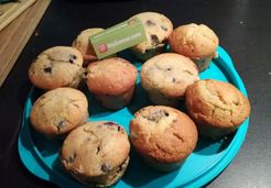 Muffins myrtilles coeur chocolat blanc - Charlotte S.