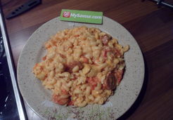 Coquillettes façon risotto chorizo - Lynda T.