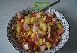 Salade complète au cervelas - Celine T.