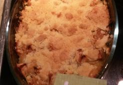 Crumble pommes rhubarbe - Aude M.