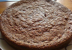 Gâteau au chocolat sans beurre à la compote  - Eva I.