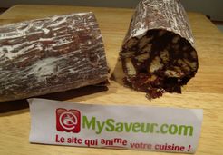 Saucisson chocolat petits beurres - Chrystel L.