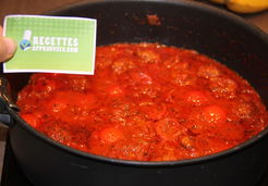 Boulettes de boeuf sauce tomate - Amandine W.
