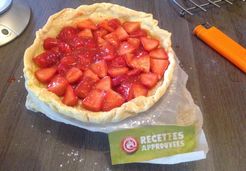 Tarte aux fraises et crème amandine  - Anasthasia T.