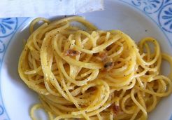 Les origines des spaghetti alla carbonara  - Coralie D.