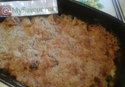 Crumble poulet et poireaux - Marie T.