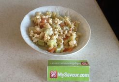 Salade de pâtes saumon-concombre - Veronique C.