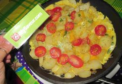 Omelette aux pommes de terre et tomates au thym - Christiane C.