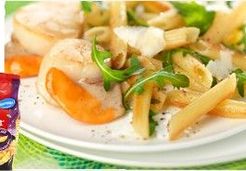 Penne aux noix de Saint-Jacques et à la roquette - PANZANI