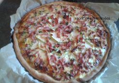 Tarte courgettes lardons - Jean rené B.
