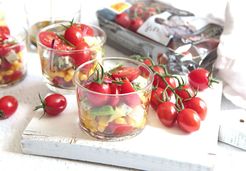 Verrines fraîcheur aux baby-candy - Tomates Jouno MyGoo