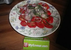 Salade tomates à la sardine - Christiane C.