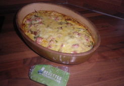 Quiche au jambon Coeur de Braise et champignons - Christiane C.