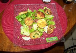 Salade au chèvre chaud et ses petits croûtons - Nathalie R.