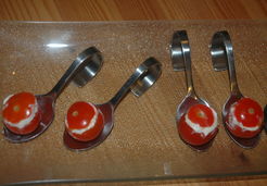 cuillères apéritives tomate cerise surprise - Marie E.