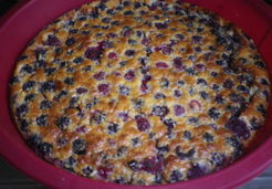 clafoutis mures et framboises de mon jardin - Christiane C.