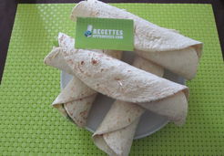 wraps légers au jambon tomate gruyère - Isabelle C.