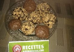 Boules au beurre de cacahuètes et au chocolat Ethiquable - Najwa N.
