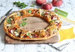 Tarte couronne salée à la pêche - Régal'in