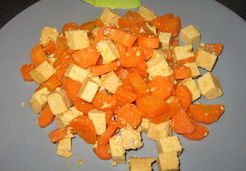 Poêlée de carottes et tofu miel moutarde - Natacha G.