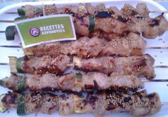 Brochettes de porc marinées au miel - Isabelle K.