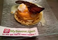 Blinis à la purée de potiron et jambon  - Emilie S.