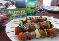 Brochettes de bœuf à l'ail et à l'origan - Pascale C.