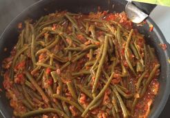 Haricots verts à la tomate et poivron - Jessica P.