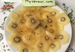 Carpaccio de kiwi parfumé - Blandine L.