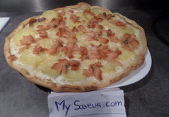Pizza au saumon - Céline B.