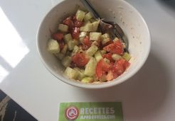 Salade de crudités et sa sauce au parmesan  - Adeline A.