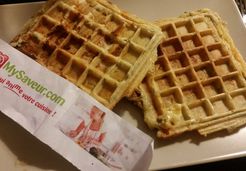 Gaufre salée au coeurs d'artichauts  - Fouzia K.