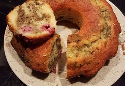 Cake framboises et thé matcha - Thermomix - Lynda T.