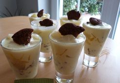 Verrine mascarpone poire et cookies  - Edith J.