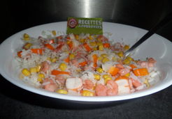 Salade de riz aux crevettes - Céline B.