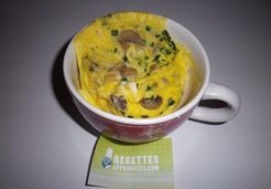 Mug egg (omelette dans une tasse) - Claudine G.