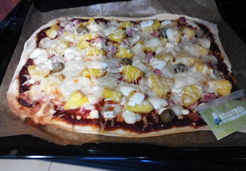 Pizza ananas chèvre - Mélanie B.