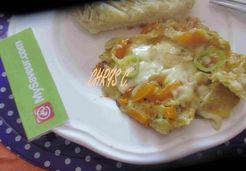 Omelette aux poivrons et oignons - Christiane C.