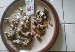 Rumsteack aux champignons - Marie T.