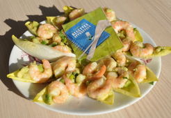 Barquettes de chicons (endives) avocat/crevettes - Christine L.