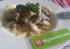 Poulet à la crème et champignons - Catalina L.