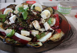 Salade d'aubergines froide à la féta - Marina S.