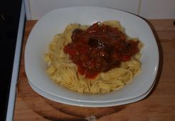 Tagliatelles fraîches et sauce ratatouille - Jennifer L.