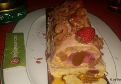 Bûche mousse choco-framboise - Catalina L.