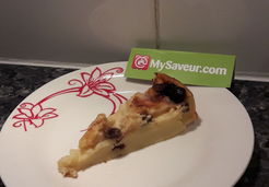 Clafoutis poire et raisin rhum - Isabelle T.