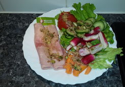 Salade composée au jambon - Isabelle T.